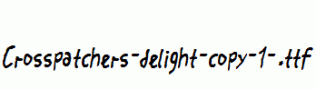 Crosspatchers-delight-copy-1-.ttf