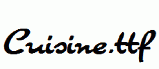 Cuisine.ttf
