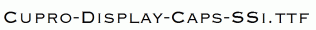 Cupro-Display-Caps-SSi.ttf