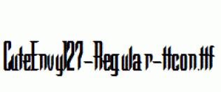 CuteEnvy127-Regular-ttcon.ttf