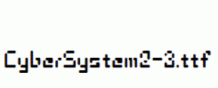 CyberSystem2-3.ttf