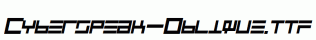 Cyberspeak-Oblique.ttf
