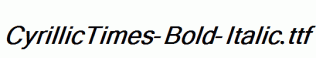CyrillicTimes-Bold-Italic.ttf