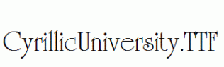 CyrillicUniversity.ttf