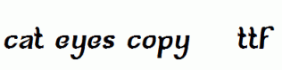 cat-eyes-copy-1-.ttf