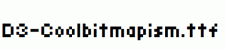 D3-Coolbitmapism.ttf