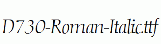 D730-Roman-Italic.ttf