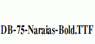 DB-75-Naraias-Bold.ttf