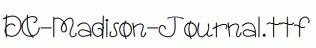 DC-Madison-Journal.ttf