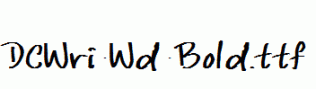 DCWri-Wd-Bold.ttf