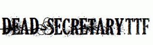 DEAD-SECRETARY.ttf