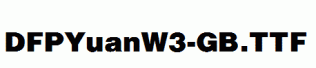 DFPYuanW3-GB.ttf