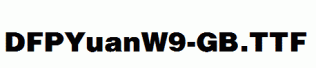 DFPYuanW9-GB.ttf