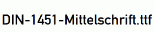 DIN-1451-Mittelschrift.ttf
