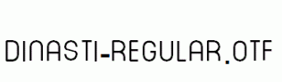 DINASTI-Regular.otf