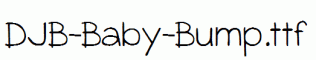 DJB-Baby-Bump.ttf
