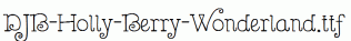 DJB-Holly-Berry-Wonderland.ttf