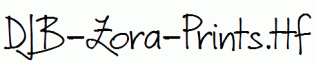 DJB-Zora-Prints.ttf