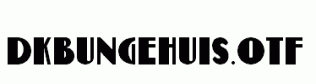 DKBungehuis.otf