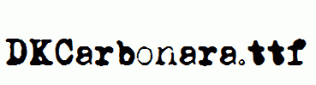 DKCarbonara.ttf