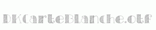 DKCarteBlanche.otf