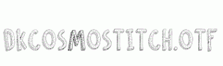 DKCosmoStitch.otf