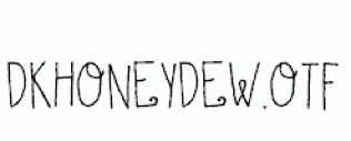 DKHoneyDew.otf