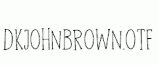 DKJohnBrown.otf