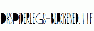 DKSpiderlegs-Blackened.ttf