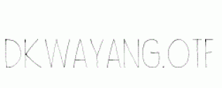 DKWayang.otf