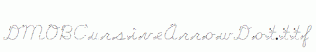 DMOBCursiveArrowDot.ttf