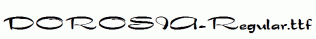 DOROSIA-Regular.ttf