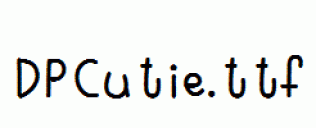 DPCutie.ttf