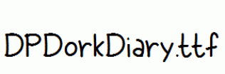 DPDorkDiary.ttf