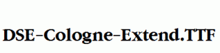 DSE-Cologne-Extend.ttf