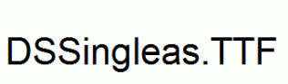 DSSingleas.ttf