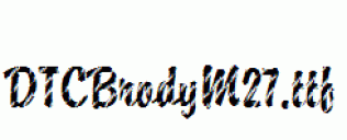 DTCBrodyM27.ttf