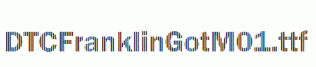 DTCFranklinGotM01.ttf