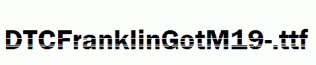 DTCFranklinGotM19-.ttf