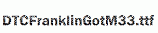 DTCFranklinGotM33.ttf
