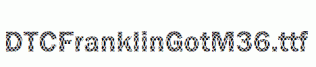 DTCFranklinGotM36.ttf