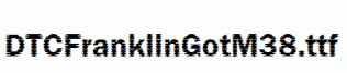 DTCFranklinGotM38.ttf