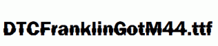 DTCFranklinGotM44.ttf