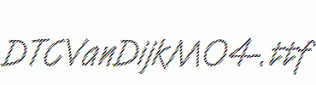 DTCVanDijkM04-.ttf