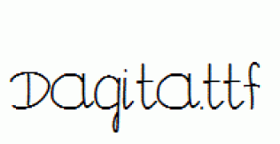 Dagita.ttf