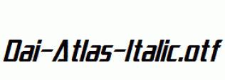 Dai-Atlas-Italic.otf