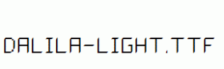 Dalila-Light.ttf