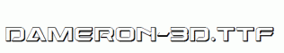 Dameron-3D.ttf