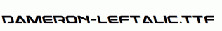 Dameron-Leftalic.ttf