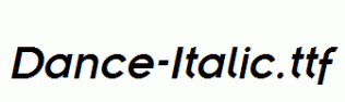 Dance-Italic.ttf